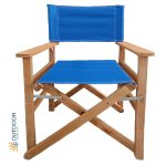GoSmart Home 6,5kg Καρέκλα Σκηνοθέτη Ξύλινη Extra Line 57x61x89 Μπλε