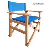 GoSmart Home 6,5kg Καρέκλα Σκηνοθέτη Ξύλινη Extra Line 57x61x89 Μπλε - Image 2