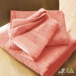 Soft Line Σετ Πετσέτες 3τμχ 100% Βαμβακερές Cosy Life 510gr/τμ 30x50/50x90/70x140 Σομόν