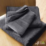 Soft Line Σετ Πετσέτες 3τμχ 100% Βαμβακερές Cosy Life 510gr/τμ 30x50/50x90/70x140 Ανθρακί
