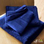 Soft Line Σετ Πετσέτες 3τμχ 100% Βαμβακερές Cosy Life 510gr/τμ 30x50/50x90/70x140 Μπλε