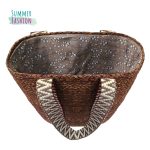 Gosmart Home Τσάντα Θαλάσσης 46x32cm Summer Fashion Καφέ - Image 2