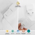 Πλενόμενη Ηλεκτρική Κουβέρτα Luxury Διπλή 160x140 Με 3 επίπεδα θέρμανσης 220V-230V - Image 3