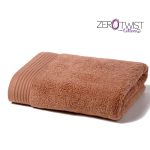 Cosy Life 650gr/τμ Zero Twist Πετσέτα Μπάνιου 100% Πενιέ Βαμβακερή 70x130 Καφέ Ταμπά
