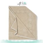 Cosy Life 700gr 100% Bαμβακερό Πατάκι Μπάνιου Soft Line 50x80 Μπεζ Ανοιχτό Σπείρα