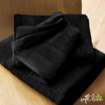 Soft Line Σετ Πετσέτες 3τμχ 100% Βαμβακερές Cosy Life 510gr/τμ 30x50/50x90/70x140 Μαύρο