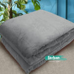 Cosy Life Extra Line Κουβέρτα Υπέρδιπλη 220x240 Coral Velour Super soft Φύλλο Γκρι