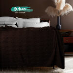 Super προσφορά!Cosy Life Plus Line Γίγας Κουβέρτα Μονή 160x220 Coral Βελουτέ Super soft Καφέ